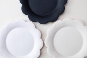 フラワープレート 白マット