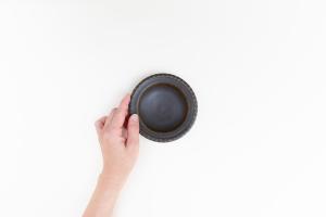 錆釉 4寸 綱手鉢