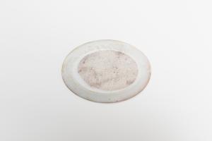 荒鉄線楕円リム長皿 小