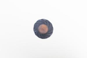 グレー釉 スパイラル輪花小鉢