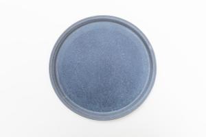グレー釉エッジプレート φ290