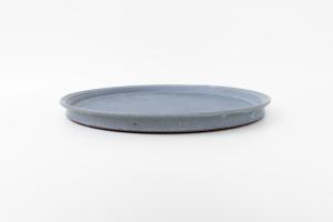 グレー釉エッジプレート φ290