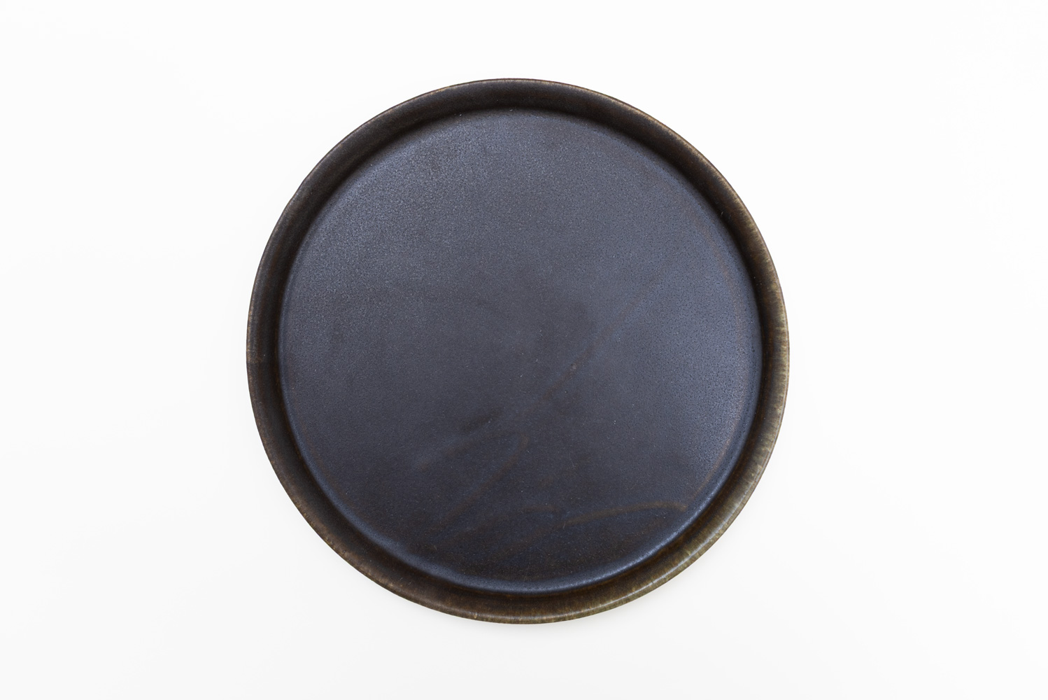 錆釉エッジプレート φ290