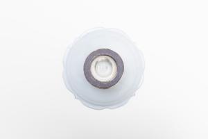 鉄散 彫刻コンポート皿 Φ210