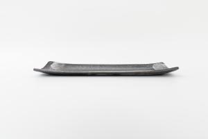 青灰刷毛目 長皿