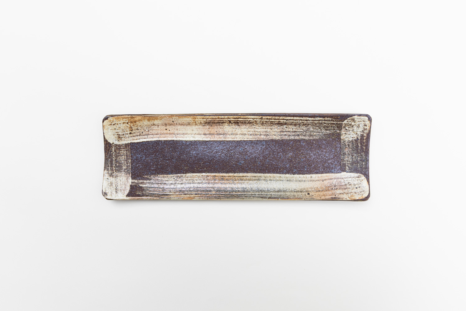 キナリ刷毛目 長皿