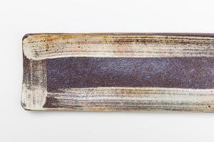 キナリ刷毛目 長皿