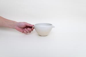 縦鉄線耳付スープボウル