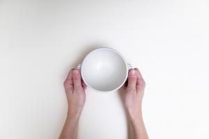 縦鉄線耳付スープボウル