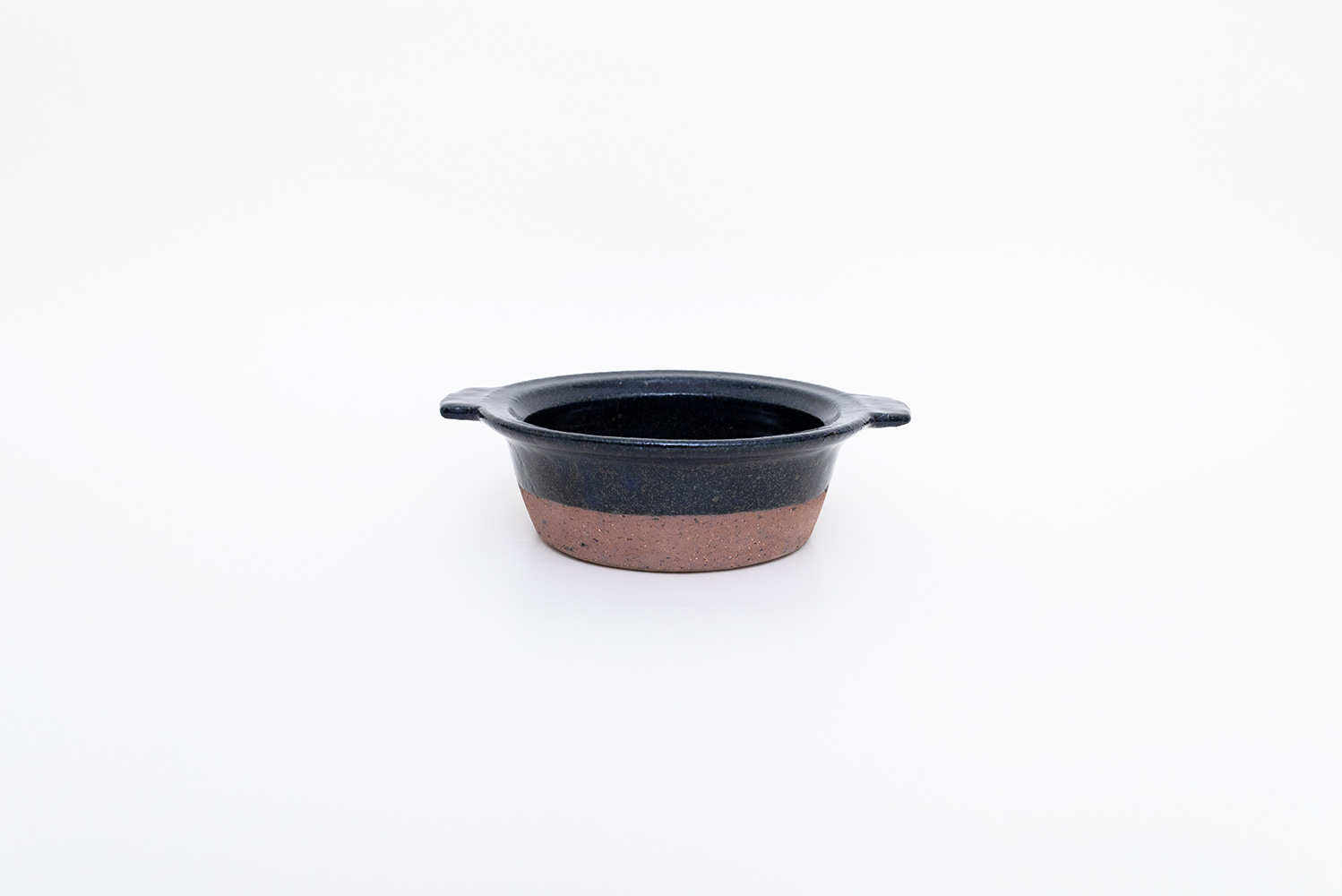 瑠璃釉グラタン皿 小