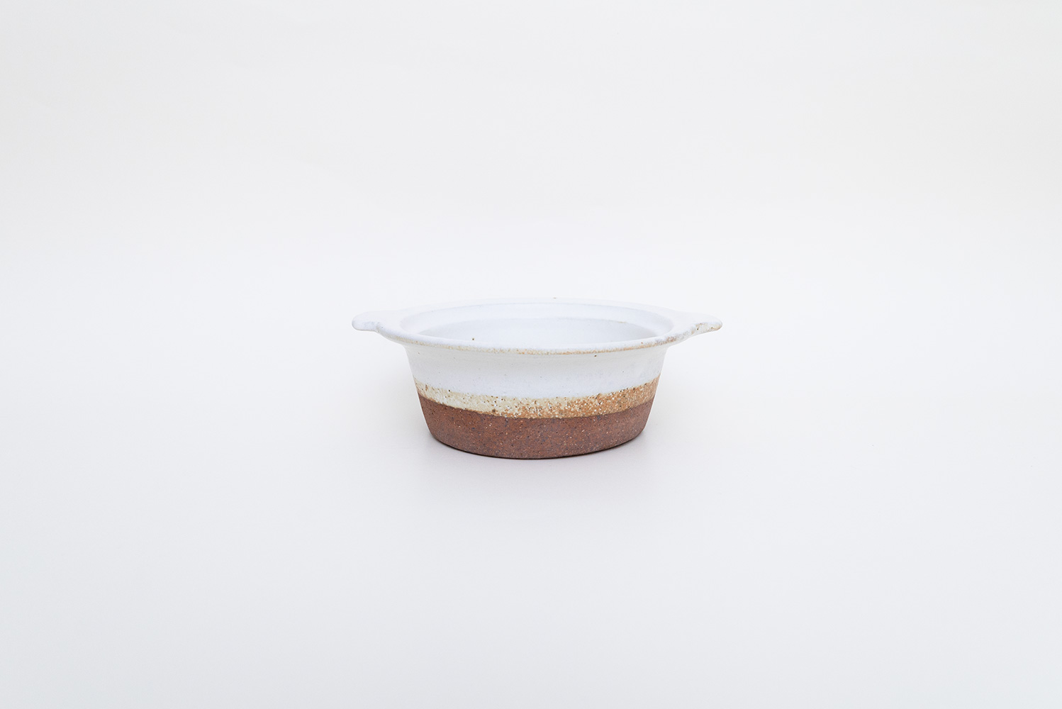 白釉グラタン皿 小