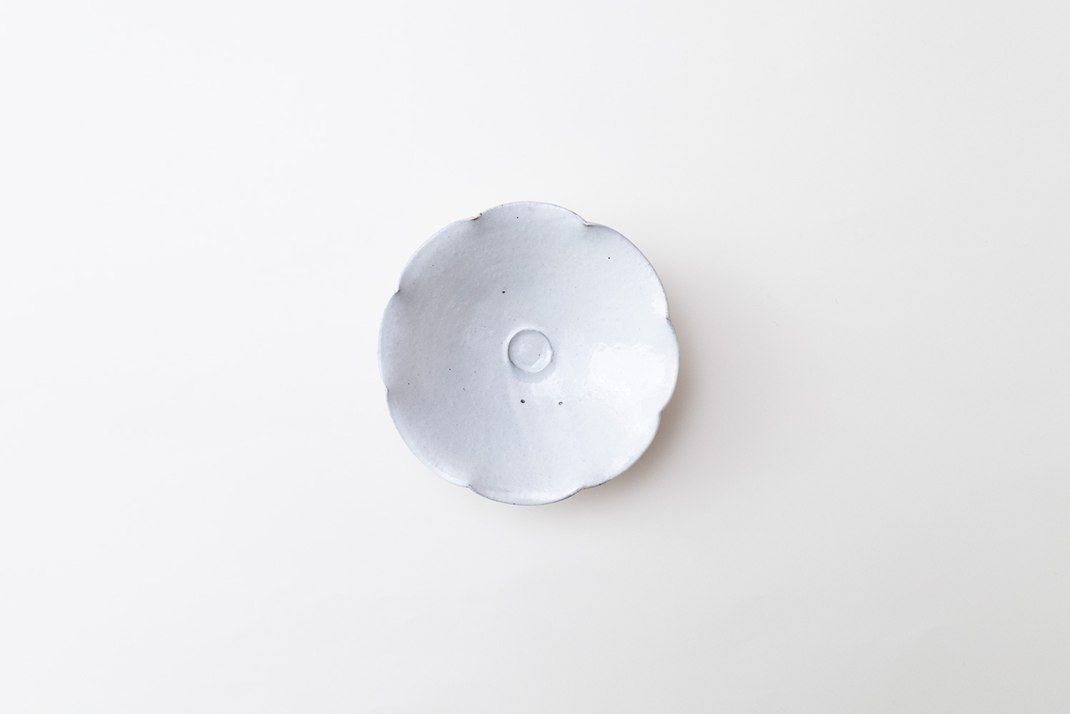 鉄散 4寸 輪花鉢