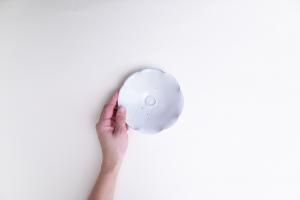 鉄散 4寸 輪花鉢