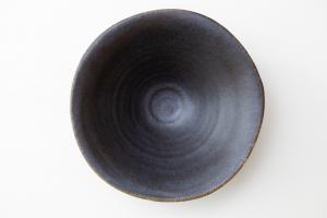 錆釉 あさがお鉢 φ150