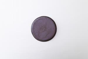 錆釉 フリルプレート S