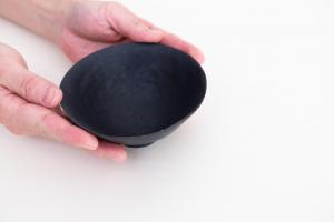うすめし碗 黒マット