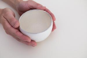 粉引 フリーカップ 小 φ90