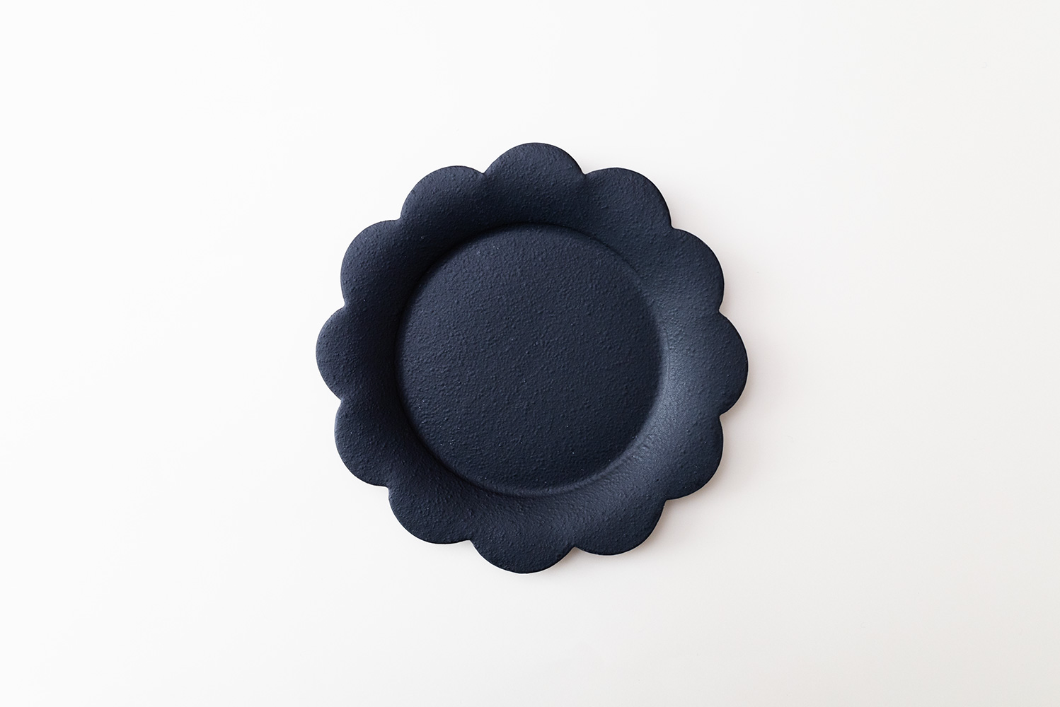 フラワープレート 黒マット