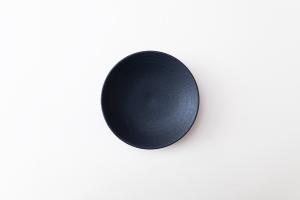 3段皿 大 黒マット