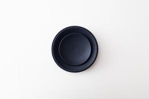 3段皿 小 黒マット