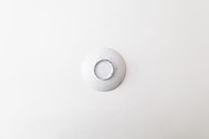 3段皿 小 粉引
