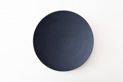 8寸皿 黒マット