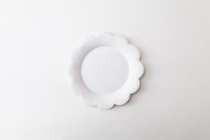 フラワープレート 白マット