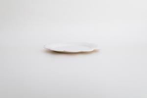 フラワープレート 白マット