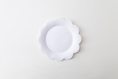 フラワープレート 白