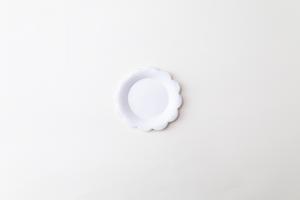 フラワープレート 白 φ110