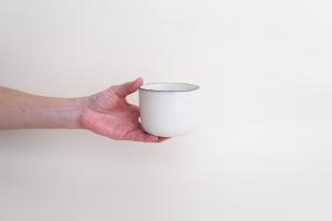 うすカップ 粉引